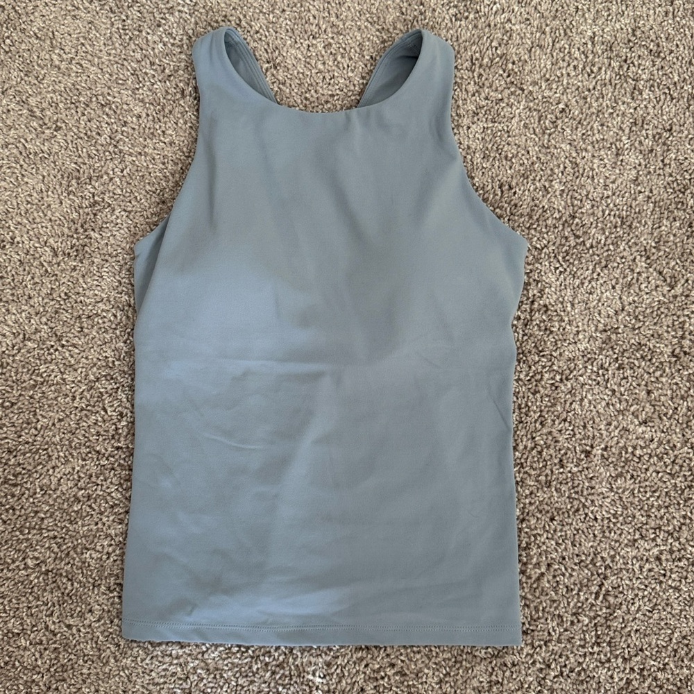 CRZ YOGA Slate Blue Tank Top
